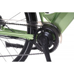 Elektrický bicykel Levit MUSCA URBAN HD Low 18" 28" 468Wh perleť zelená